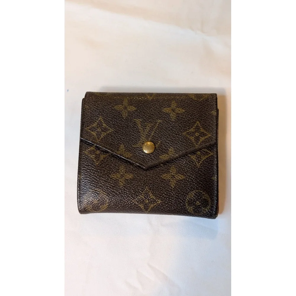 Louis Vuitton, Brown Mono, Mens Multiple‎ Tri-fold Wallet